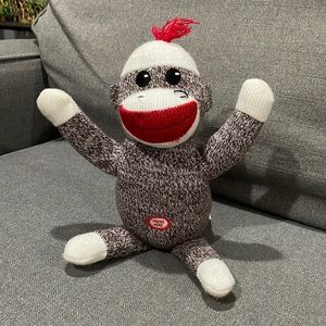 Sock Monkey Giggle plush Toy